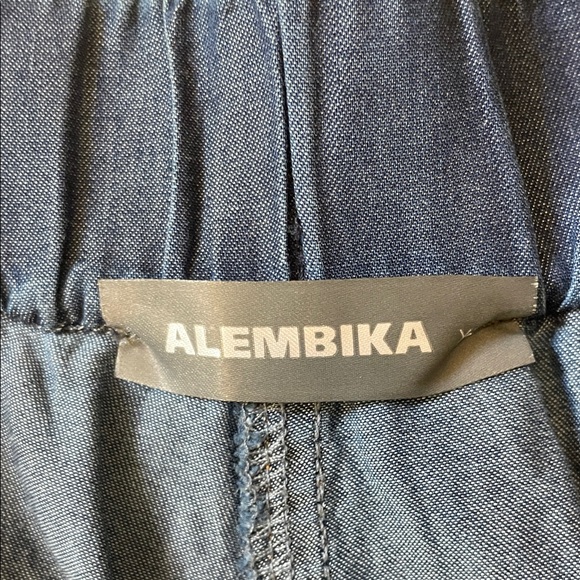 Denim Wide Leg Pants/Culottes/Gauchos - Picture 2 of 6